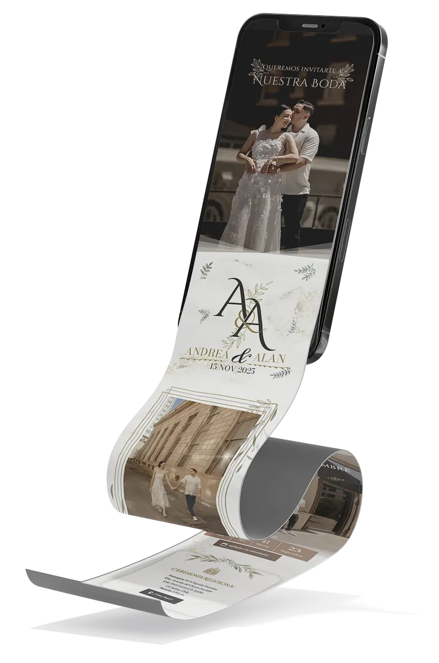Invitaciones de boda digitales